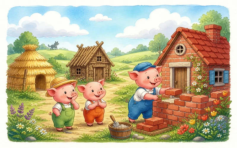 Ảnh bìa truyện Ba chú heo con