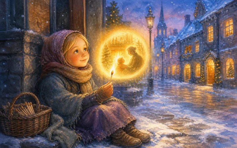Ảnh bìa truyện Cô bé bán diêm