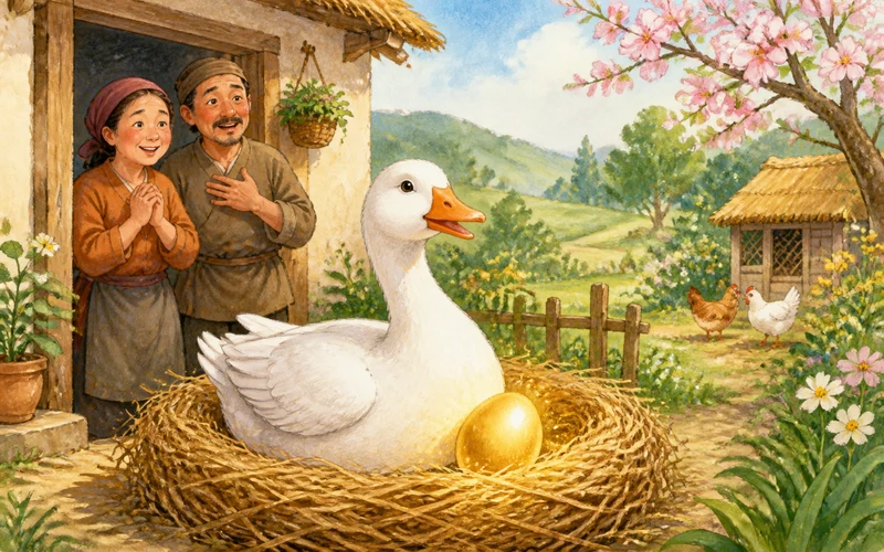 Ảnh bìa truyện Ngỗng đẻ trứng vàng