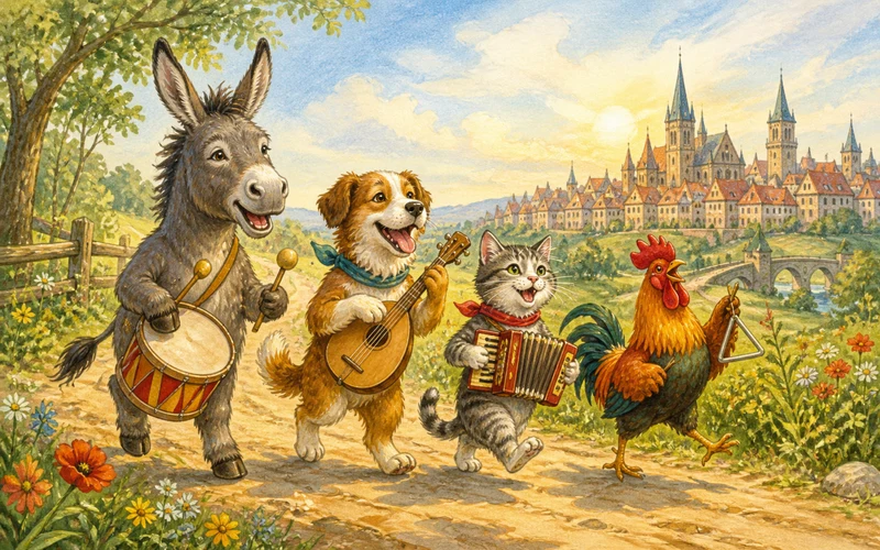 Ảnh bìa truyện Nhạc công thành Bremen