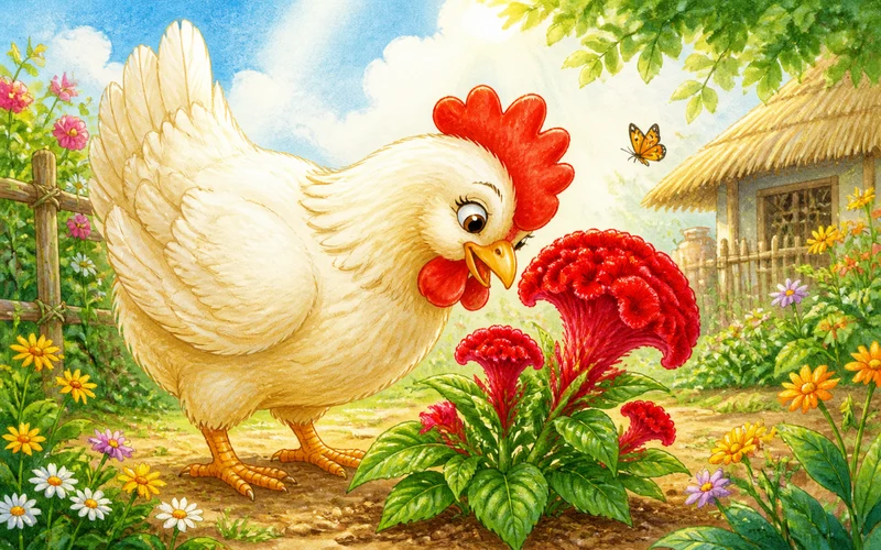 Ảnh bìa truyện Sự tích Hoa Mào Gà